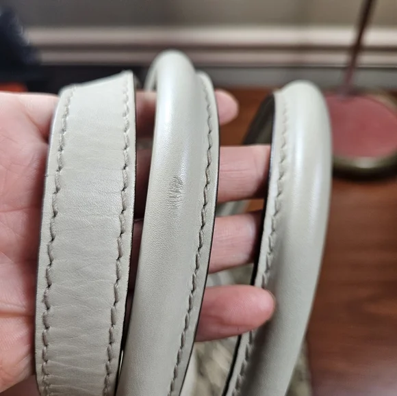 Auth Gucci GG Monogram Scarlett Studs Convertible Satchel handbag - Picture 3 of 12